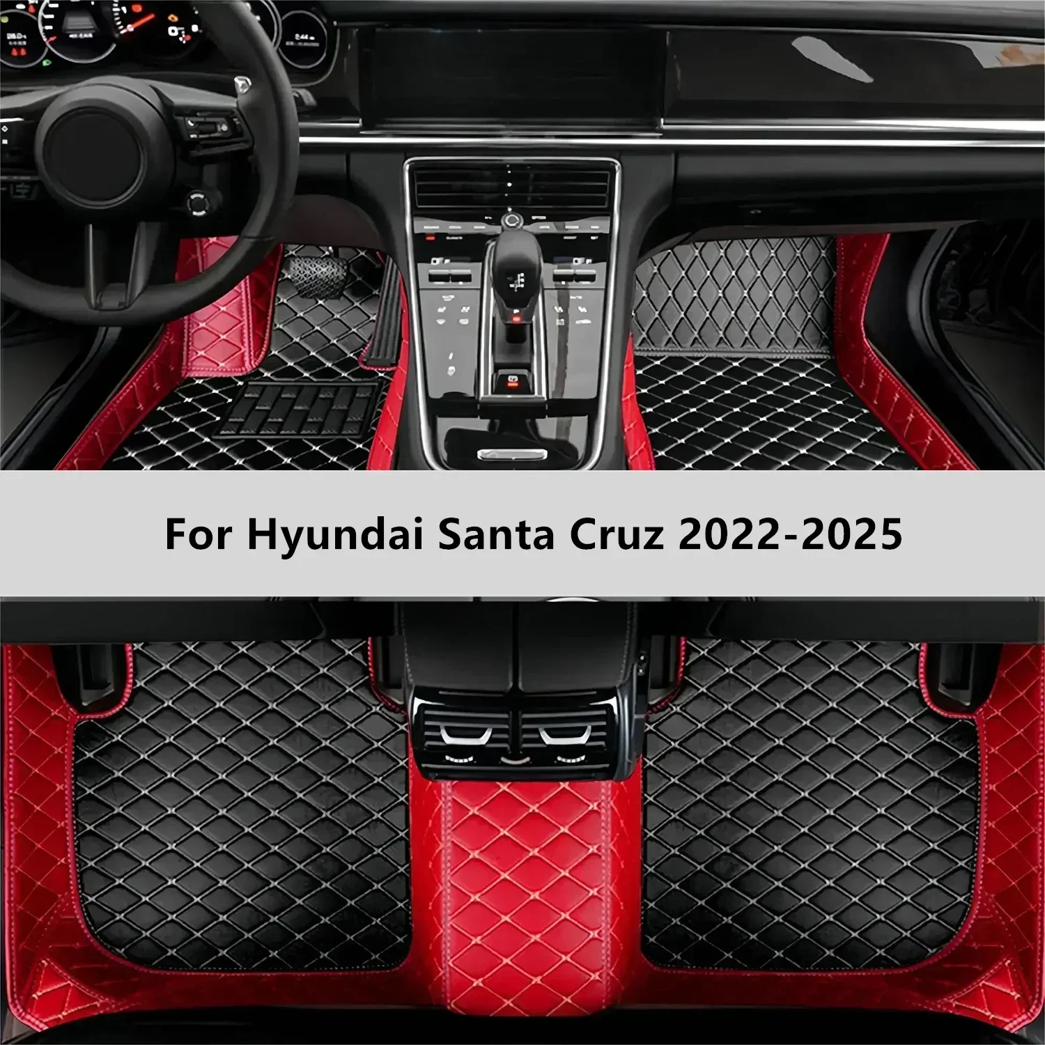 Custom Car Floor Mats For Hyundai Santa Cruz 2022-2025 Floor Mat Car Mat Accessories Men Women Interior Accessories
