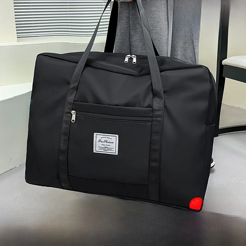 

Large Capacity Portable Travel Bag Women's Short Trip Clothing Storage Bag Handheld Luggage Bag Quilt Storage Bag