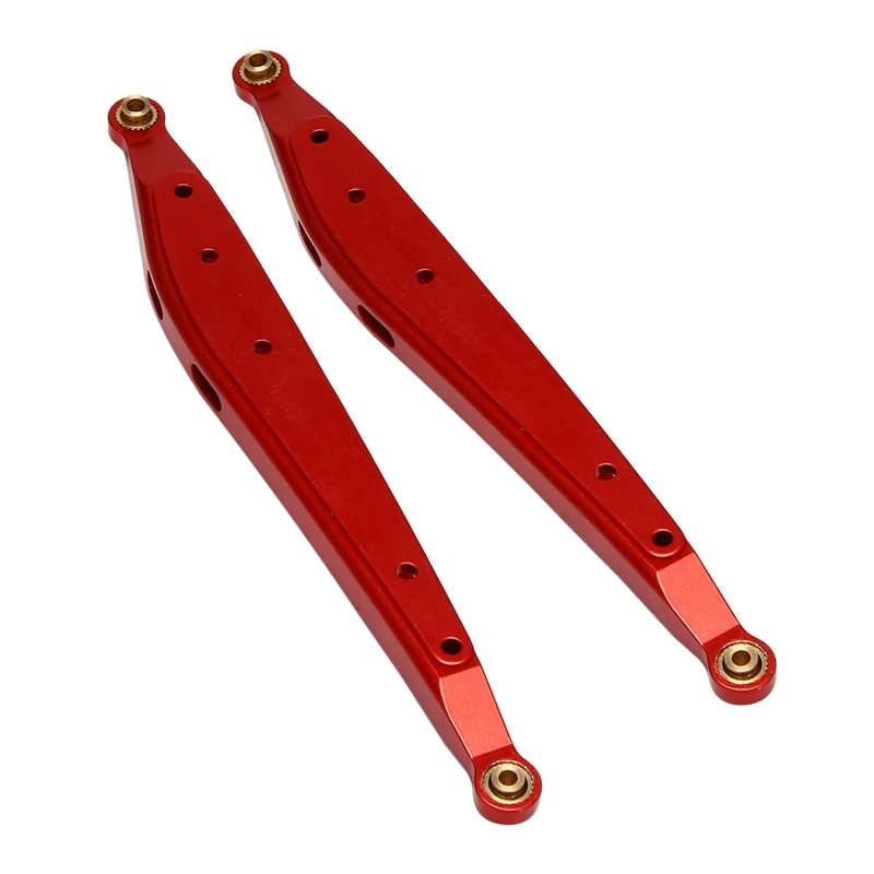 2 PCS RC Metal Rear Trailing Arms Lower Arm Lever Fit For Axial RBX10 Ryft 1/10 RC Off-Road Crawler Car Accessory Red