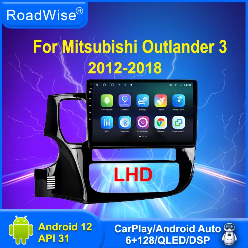 

Android Car Radio Multimedia Carplay For Mitsubishi Outlander xl 3 LHD 2012 2013 2014 2015 2016 2018 4G Wifi DVD Navi GPS 2 Din