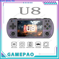 U8 Retro Handheld Video Game Console Linux System 4.0 Inch IPS Screen R36s Pro Portable Pocket Video Player 64GB Games