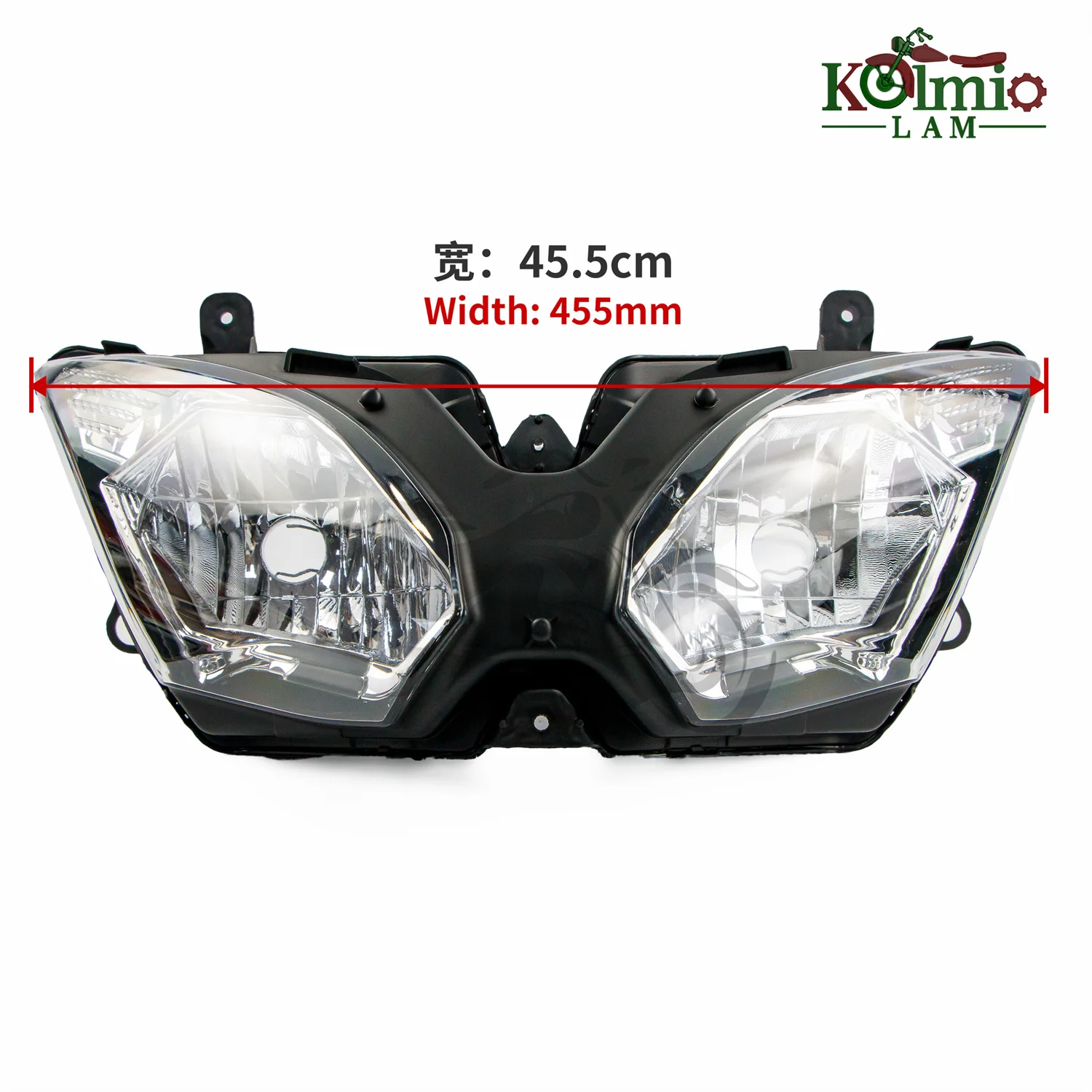 Fit For KAWASAKI 2017 - 2019 NINJA 650 Headlight + Fairing Headlight Bracket EX 650 EX650 NINJA650 KRT 2018 Front Headlamp