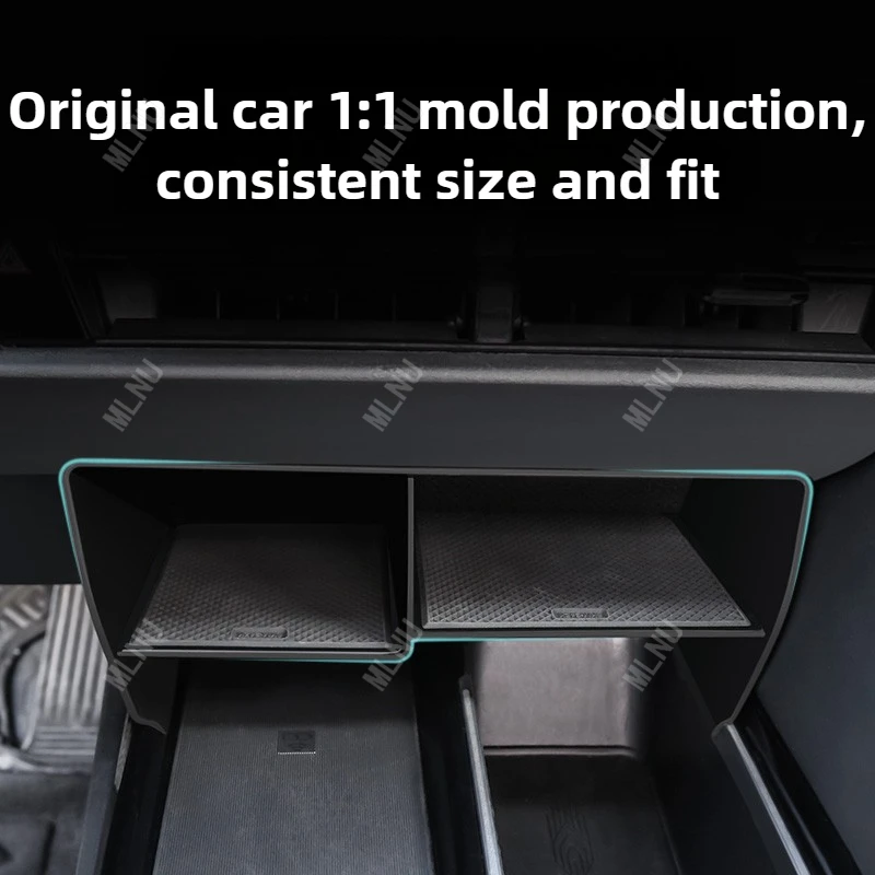 صندوق تخزين سفلي لوحدة التحكم المركزية لسيارة Toyota Camry XV80 2026/2025 مادة TPE مقسمة شبكة مضادة للانزلاق ممتصة للصدمات 2024