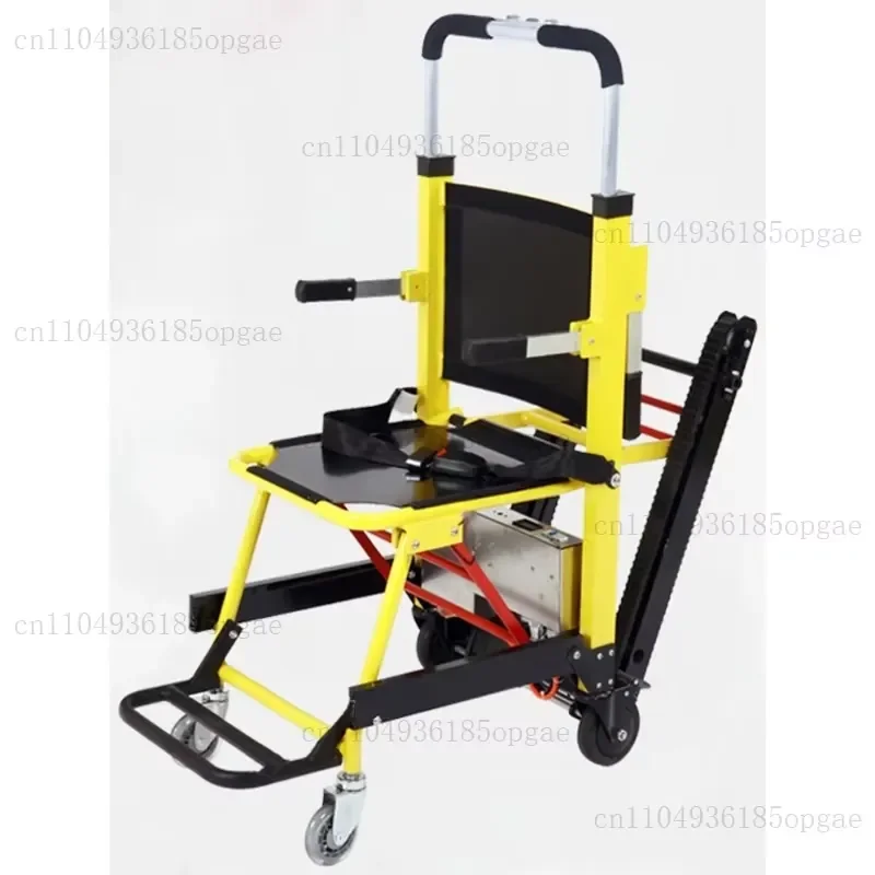 Electric ladder chair, foldable track type lightweight transport vehicle for the elderly