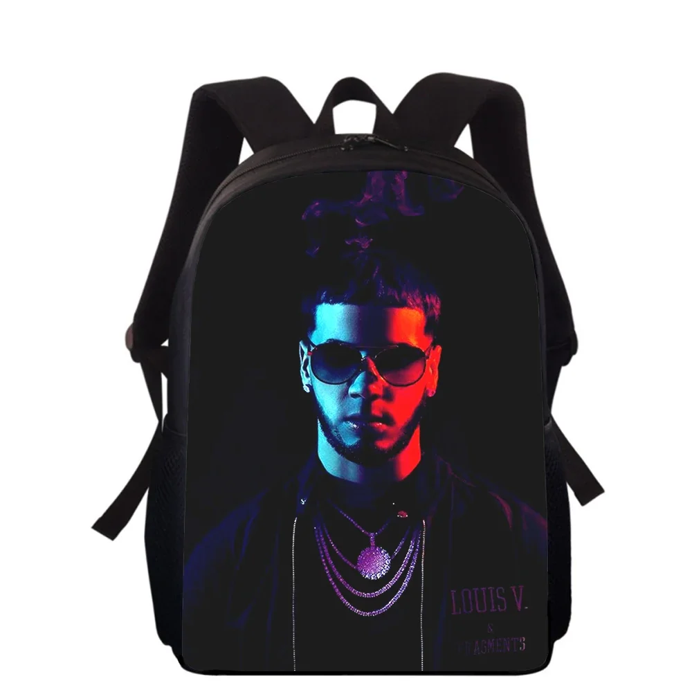 Primary School Bags for Boys Girls Back Pack Students School Book Bags Anuel AA 3D Print Kids Backpack