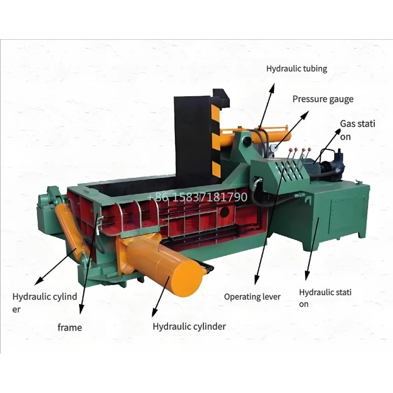 Yg Hydraulic Baler Metal Compression Balers Industrial Widely Application Metal…
