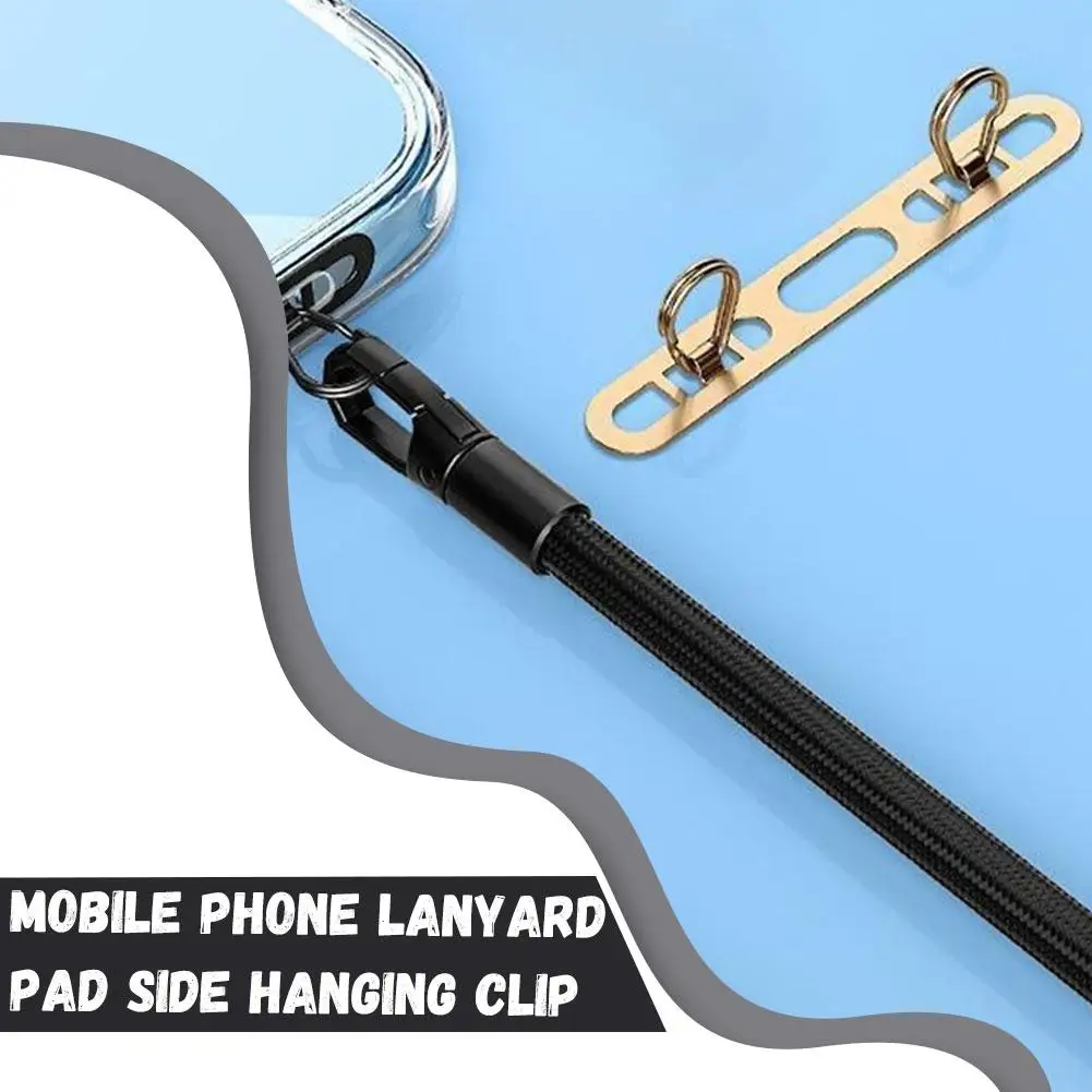 

Ультратонкий ремешок для мобильного телефона, металлический ремешок для телефона, сменный ремешок с отверстием для телефона, пряжка, ремешок с нашивкой для телефона, двойной сотовый A3g3