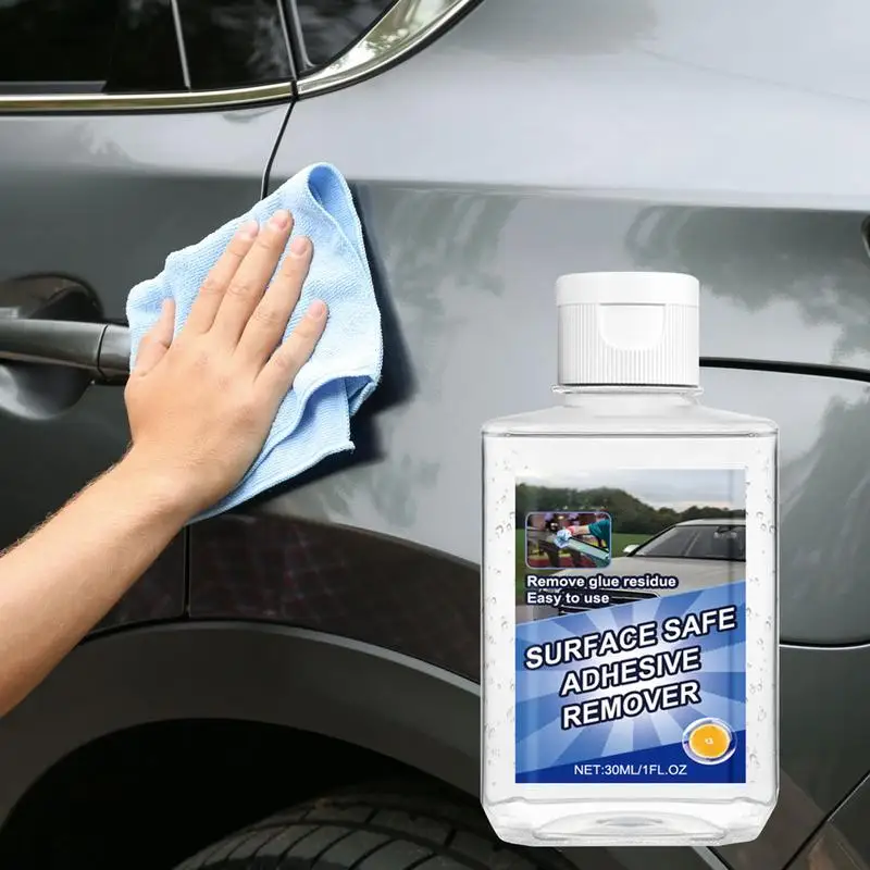 

Adhesive Remover For Cars 30ml Rapid Tar Remover For Cars Surface Safe Caulk Remover Solvent Traceless Decal Cleaning Solution