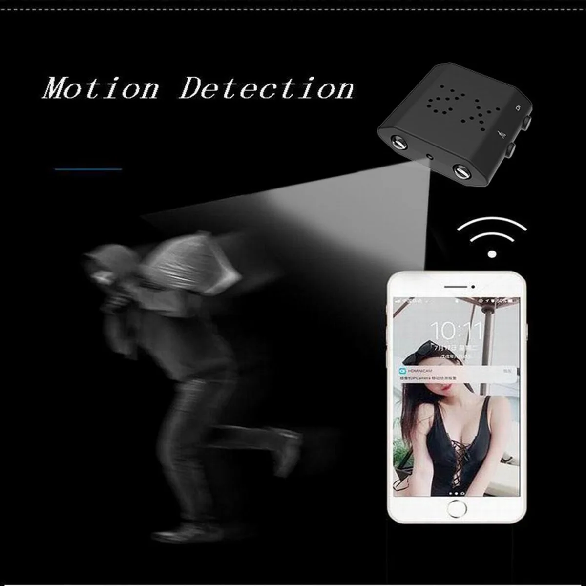 A52T1080P HD Mini Camera Motion Detection DV Video Recorder IR-CUT Night Vision Small Camcorders Loop Recording Espiar Cam