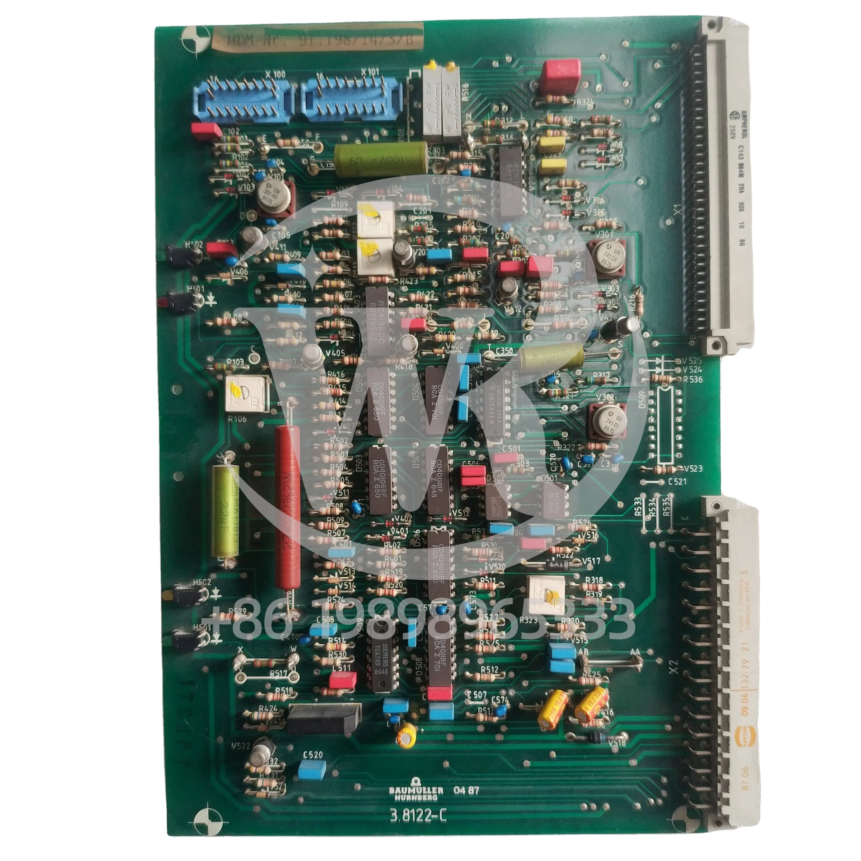 

Оригинальная плата управления 91.198.1473 SRJ1-5/SRI, модуль 91.198.1473/B для HEIDELBERG MO SORD GTO SORMZ SM74