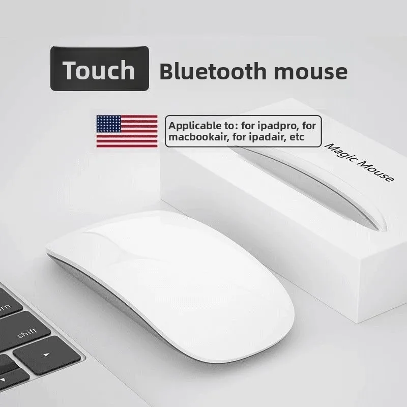 Ratón Inalámbrico Bluetooth 5.0 Original de APPLE, Multi-Touch Surface Magic Mouse para Macbook Pro, Air, Mini, Laptop, Tablet, PC, iPad