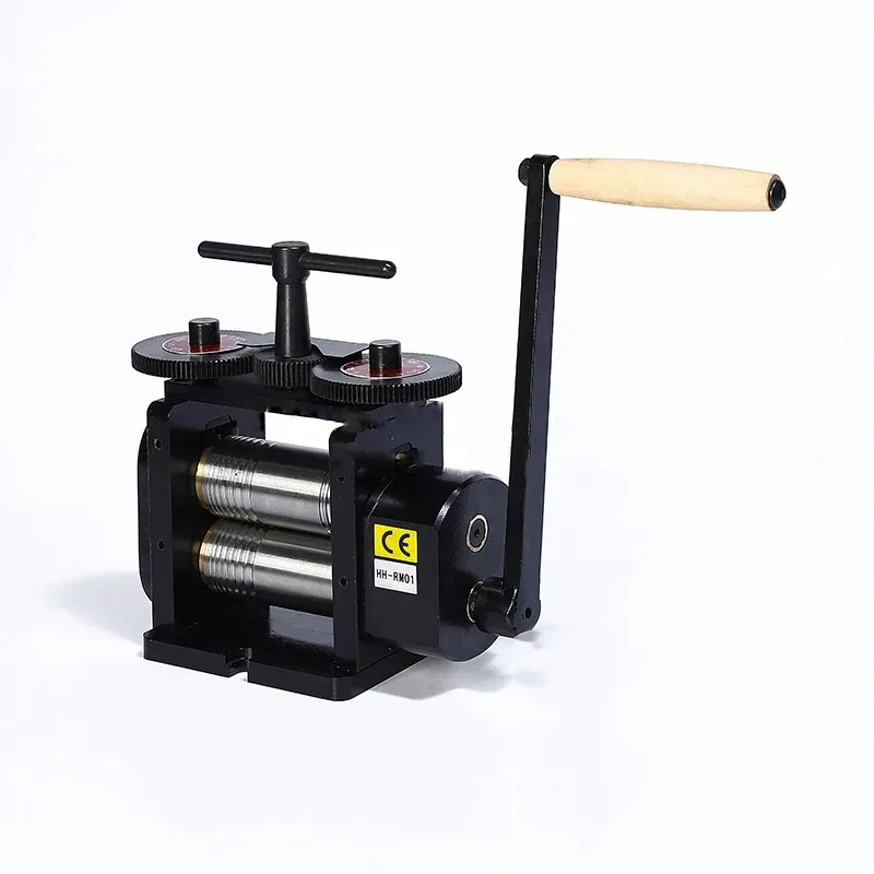 High Quality Jewelry Manual Rolling Mill Combination Flat Square & Half Round 110 MM Rollers HH-RM01A