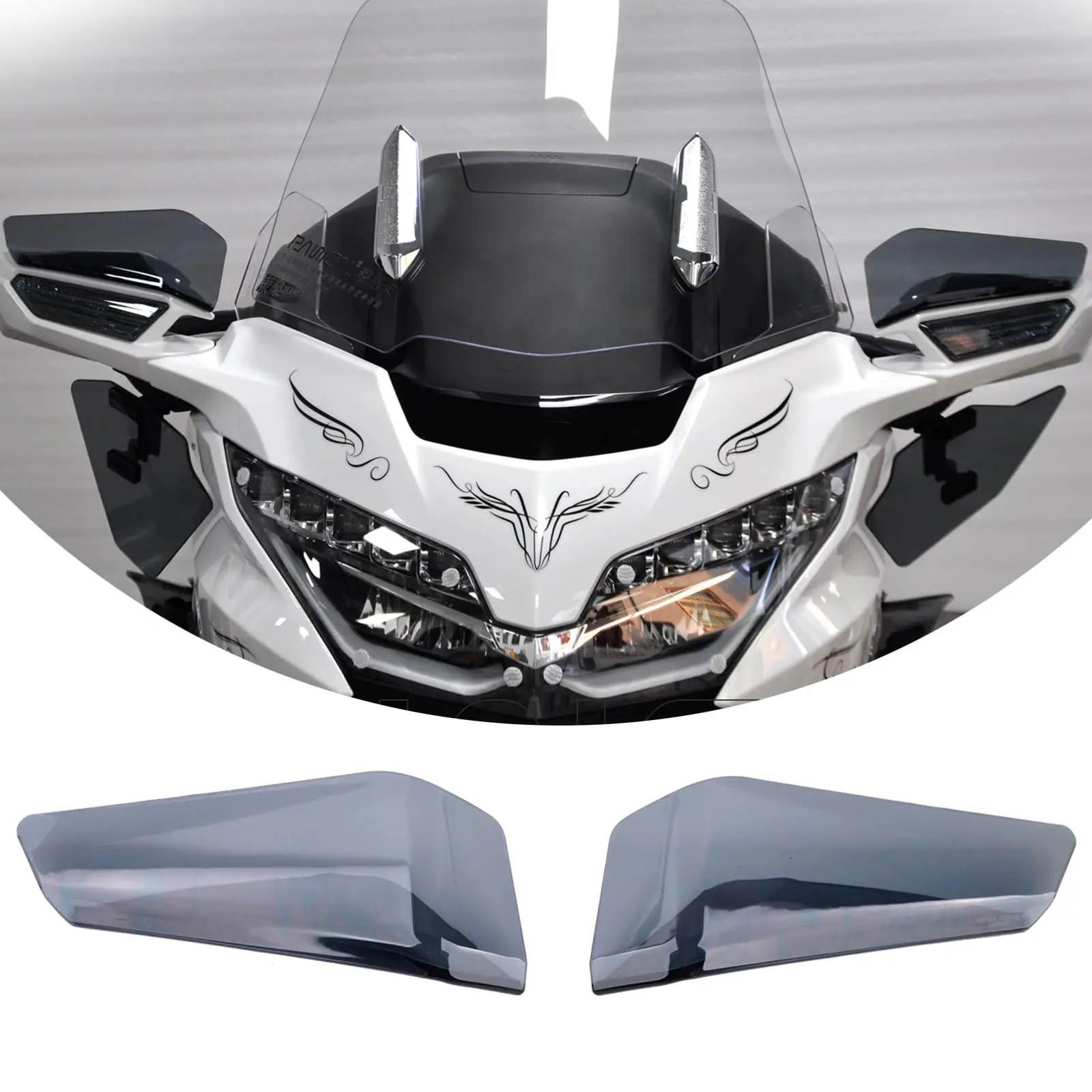 PANICAL motorcycle rearview mirror spoiler for Honda Gold Wing GL1800 F6B 2018-2025 Spoiler Accessories on Windshield Parts