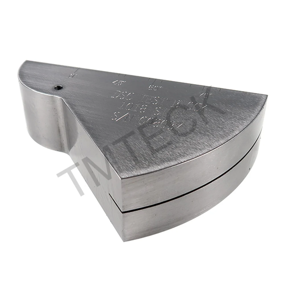 TMTECK AWS Type DSC Calibration Block 304 stainless Steel for Angle Beam Transducers INCH TYPE STANDARD ASTM E 164-2013