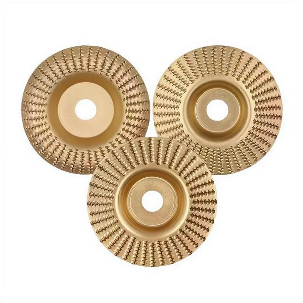 3-teiliges Holzschnitz-Schleifscheiben-Set, Schleif- und Polierscheibe für Holzschneidebretter, Formgebung, Schleifpads, Werkzeug – Detail 1