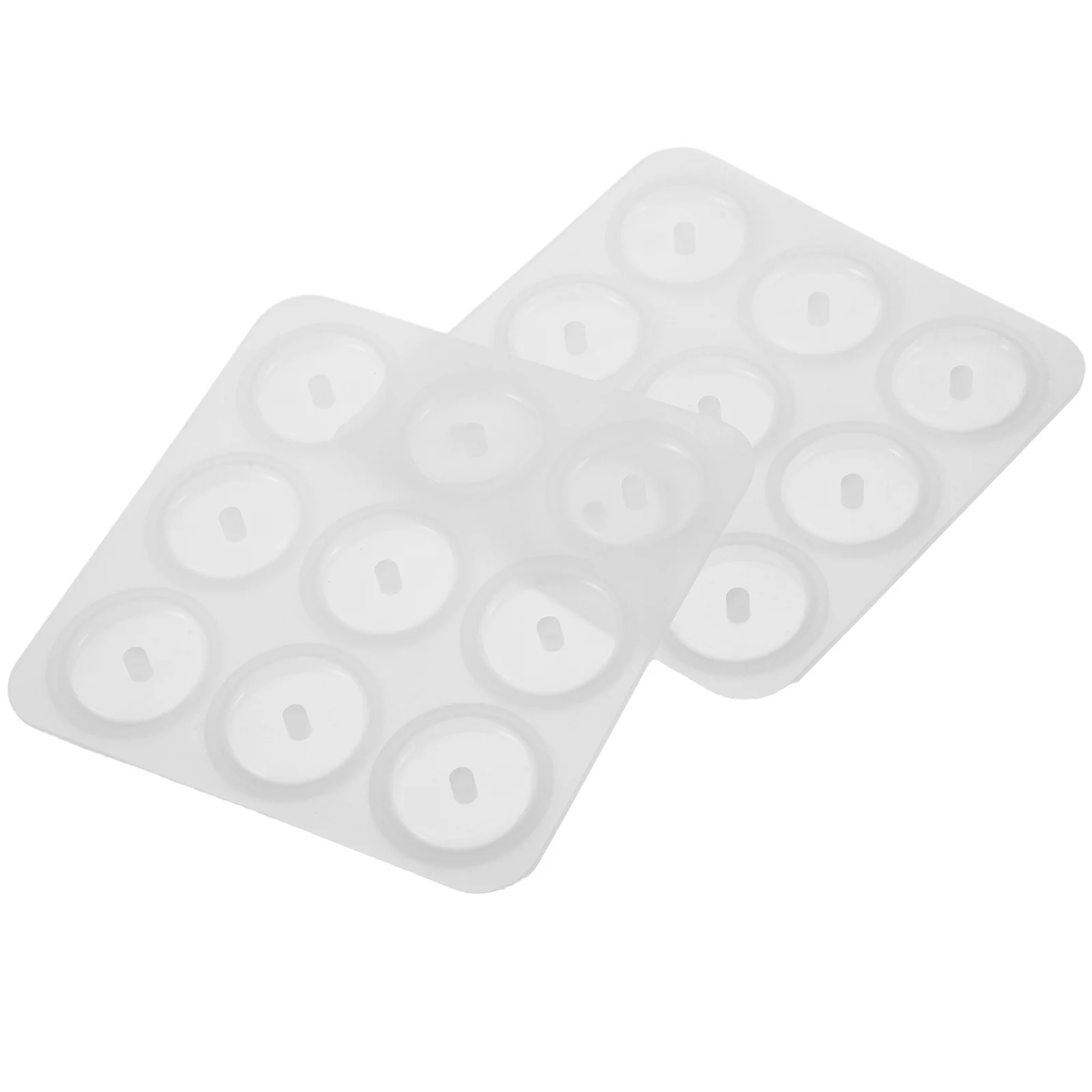 2 قطعة لتقوم بها بنفسك الزجاج مثل المعلقات قالب من السيليكون الراتنج الصب سهلة Demolding دائم مجوهرات صياغة قوالب حلية