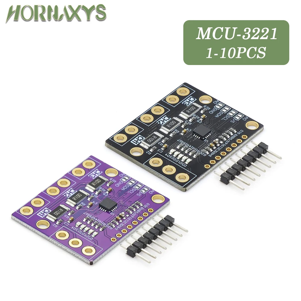 1-10pcs MCU-3221 INA3221 3-channel Low Side/high Side I2C Output Current/power Monitor For Arduino