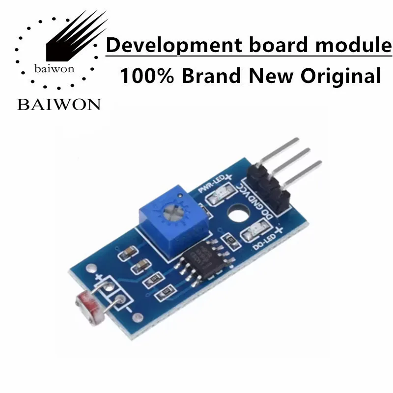Photoresistor sensor module light detection light sensing kit 3-wire system