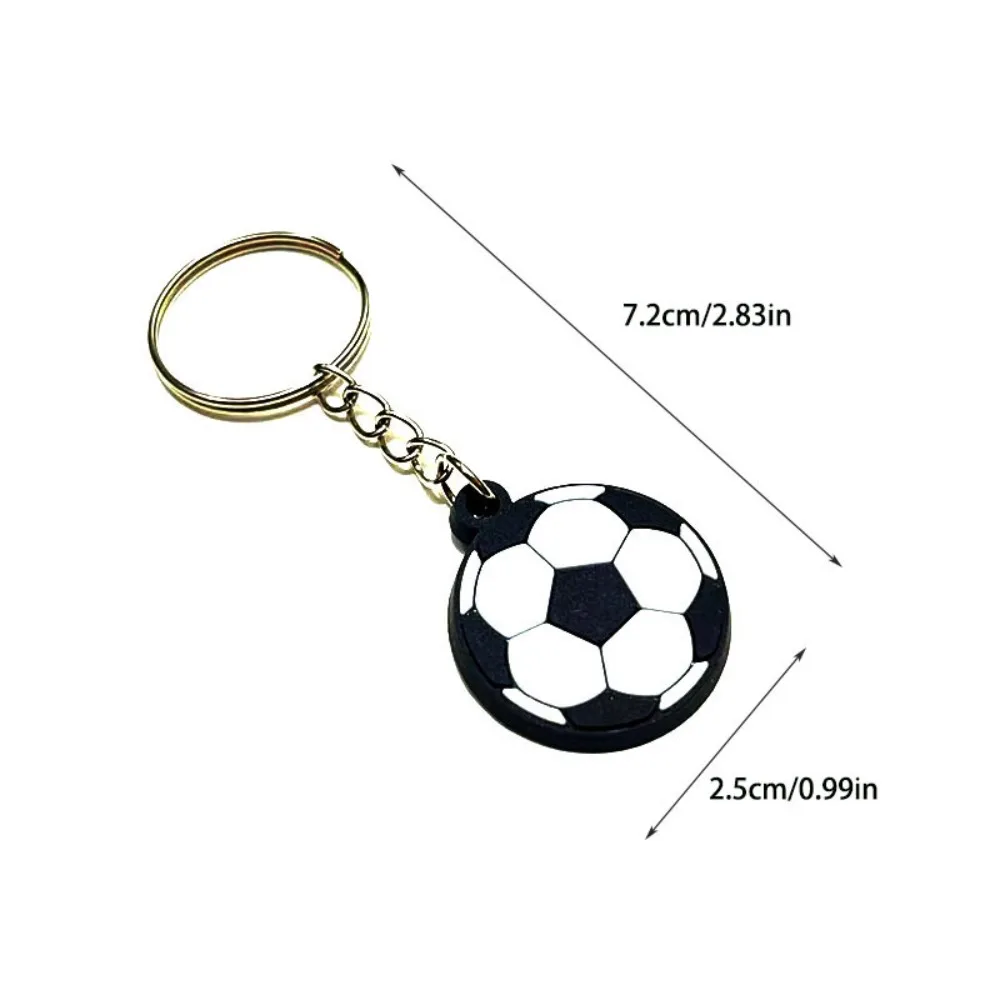 10-50Pcs Cartoon PVC Football Keychain Pendant for Football Carnival Birthday Party Wedding Gift Decoration Gift Bag Filler