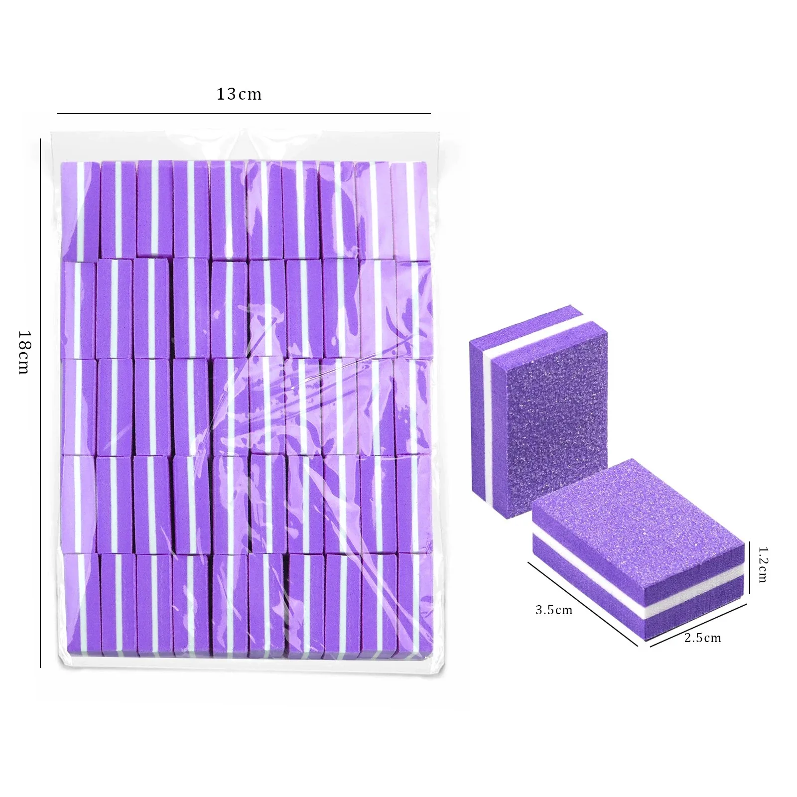 50/100pcs Professionale Mini Nail Art buffer 100/180 Carta Vetrata Manicure Cura File Sabbia Polacco Unghie File Attrezzature di Rettifica strumento