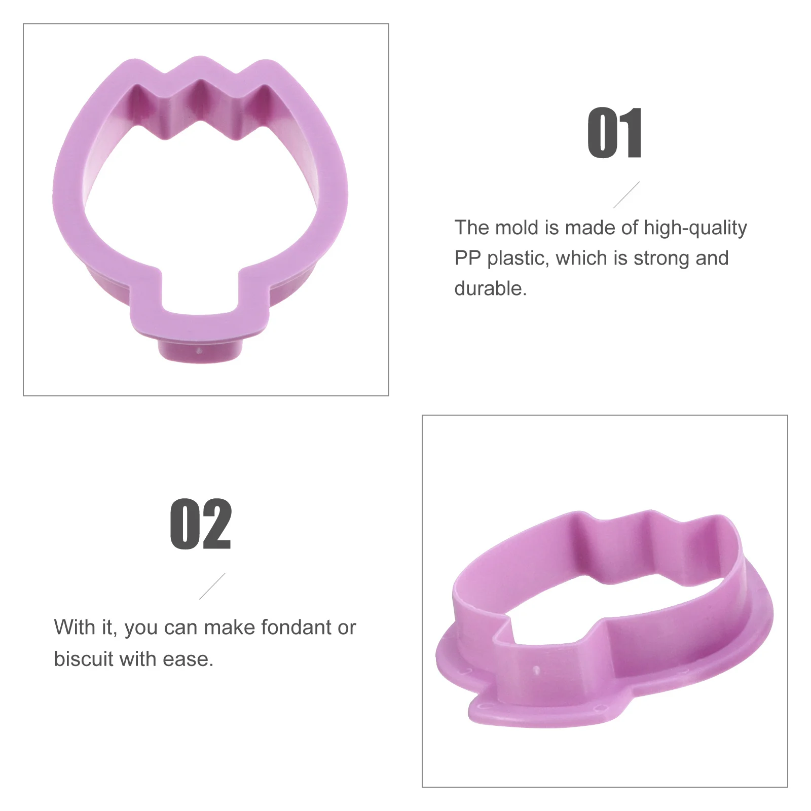 

10Pcs Easter Theme Biscuit Molds Creative Cartoon Cookie Molds for Baking Chocolate Fondant Sugar DIY Cookies Party