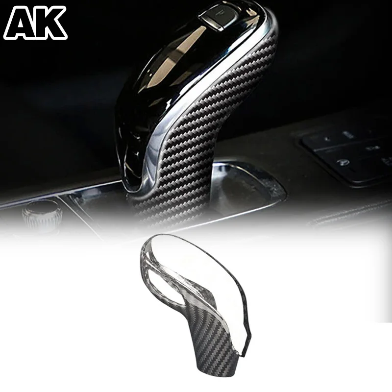 

For 2018-2019 Cadillac XT4/2019 CT6 Real Carbon Fiber Center console gear handle back cover interior modification accessories