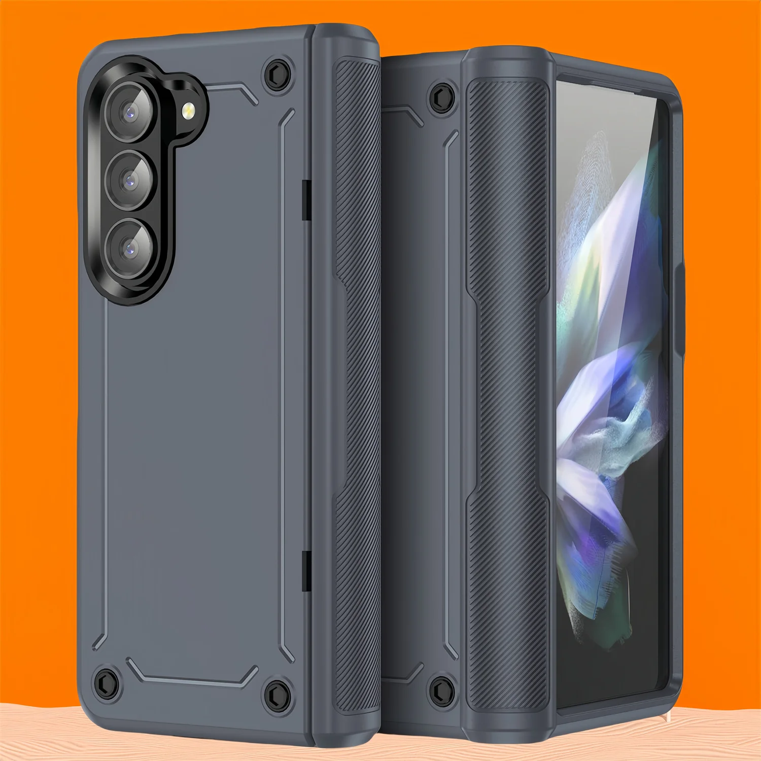 Dust Resistand Protective Armor Case for Samsung Galaxy Z Fold 6 Fold5 Fold6 Fold 5 Zfold6 5G Hinge Design Folding Cases