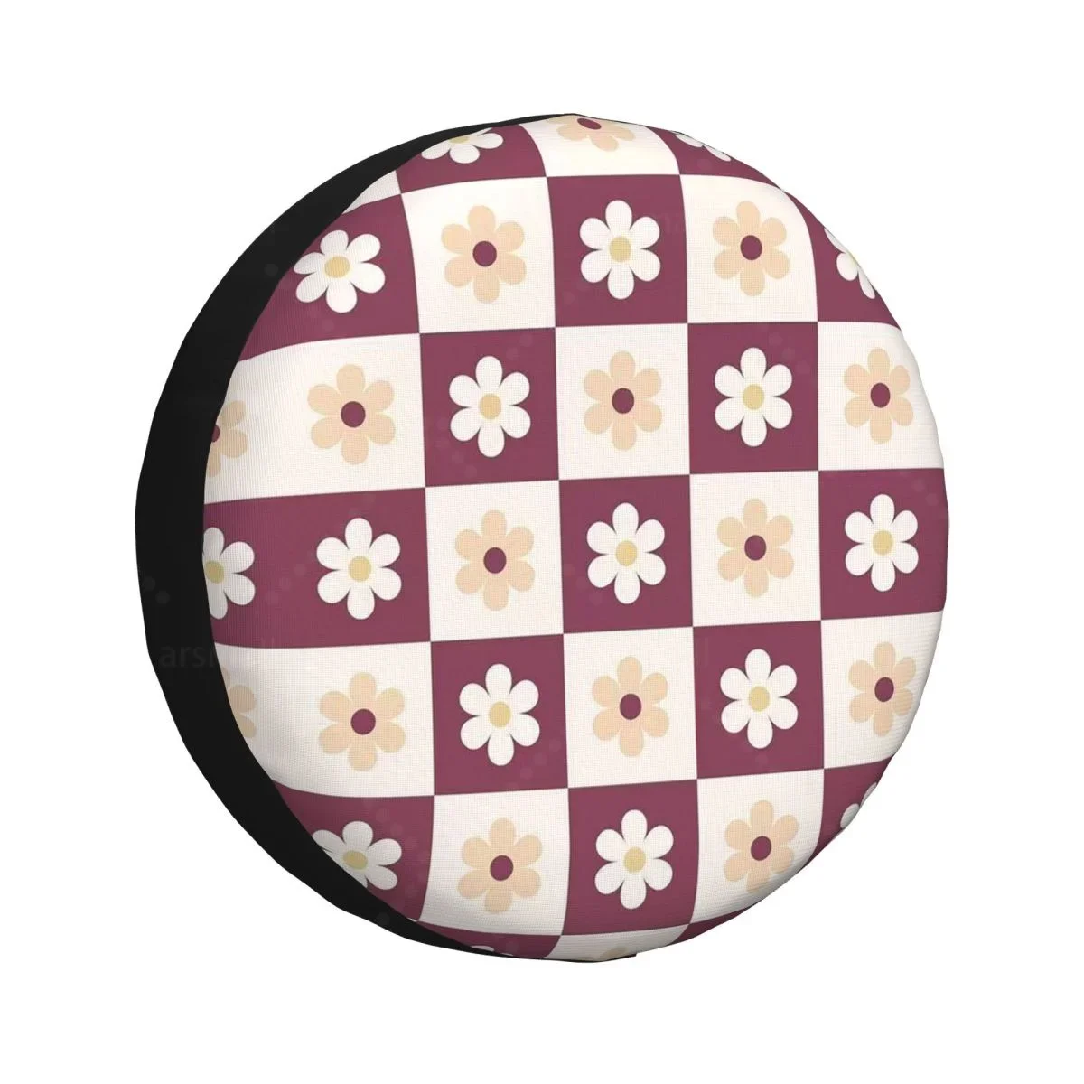 

Flowers Anti-UV Tire Cover for Trailer RV SUV, Waterproof Spare Tire Cover with Anti-Fouling Coating, 14-17 Inch