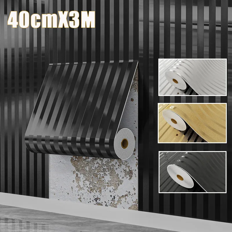 

Self Adhesive Wallpaper Peel and Stick Removable Easy Cut for Living Room Study Bedroom Home Decor Waterproof Wall Sticker