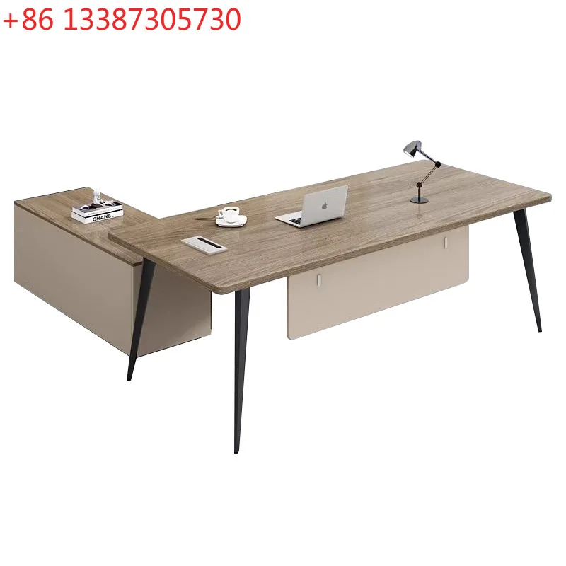 

Simple Atmospheric Boss Desk Modern Minimalist Desk Combo Set