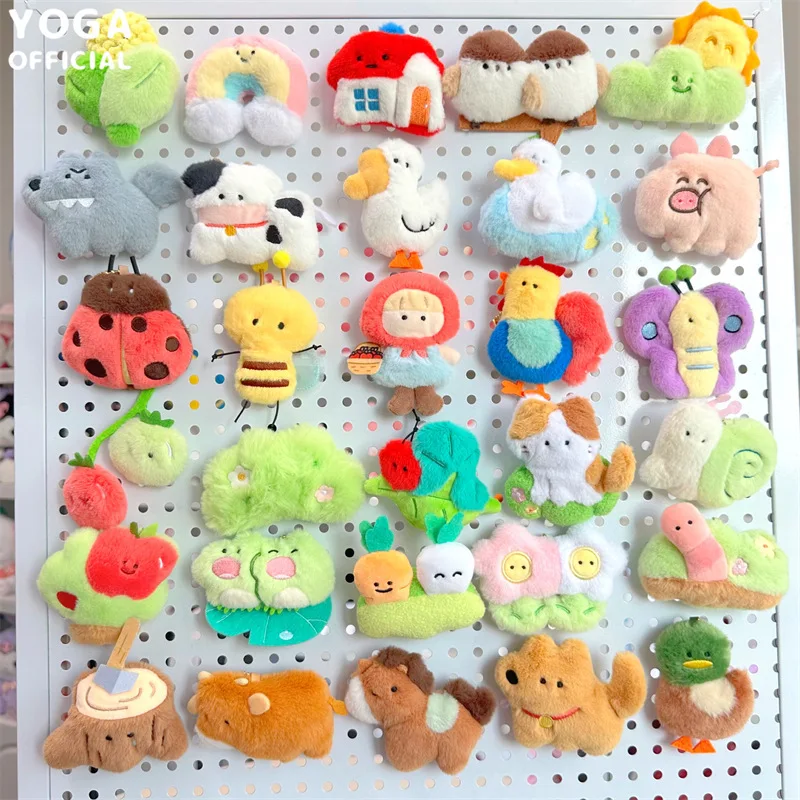 30pcs Genuine Pulling Out A Childhood Series Plush Doll Refrigerator Sticker mystery box Blind Bag Doll Cartoon Backpack Gifts