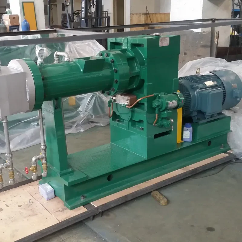 Granuladora de cable de cobre XJL-120 Hot Feed Rubber Extruder / Rubber Extruder Machine
