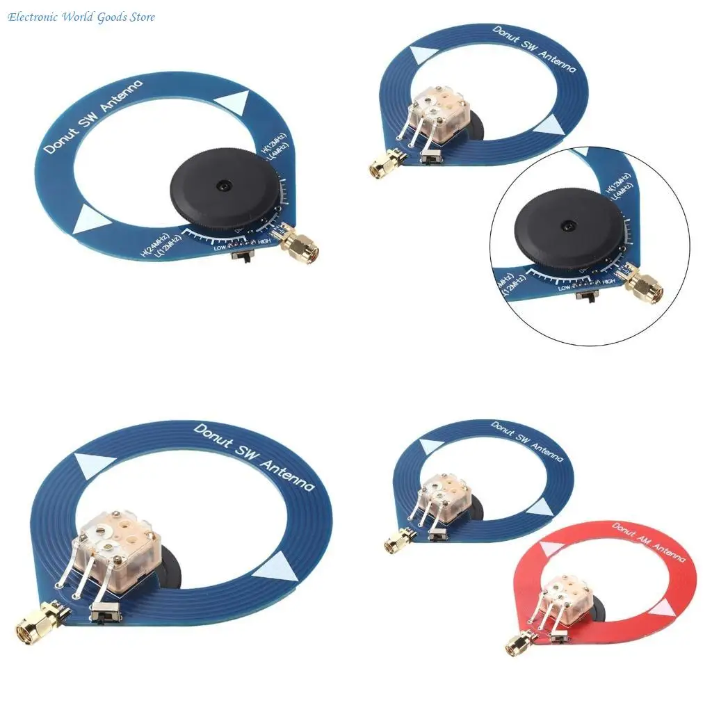 

A3PD New Version Of Donut Shortwave Antenna MW Antenna Mini Loop Antenna Small Loop Antenna