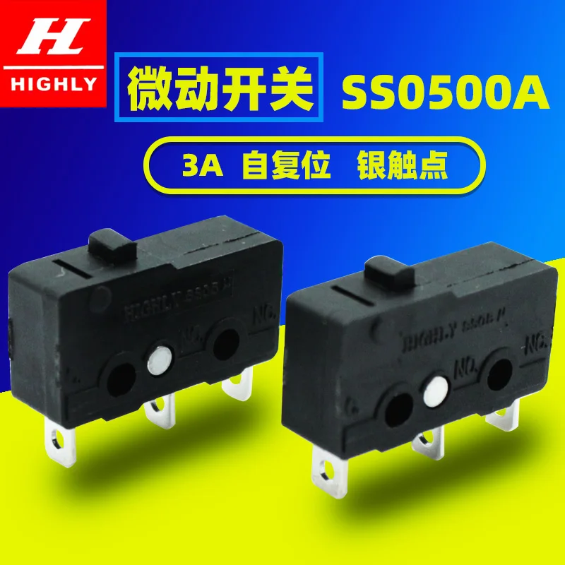 [SA]Highly HIGHLY stroke electronic  micro  contact  reset switch SS0500 SS0500A--100pcs/lot