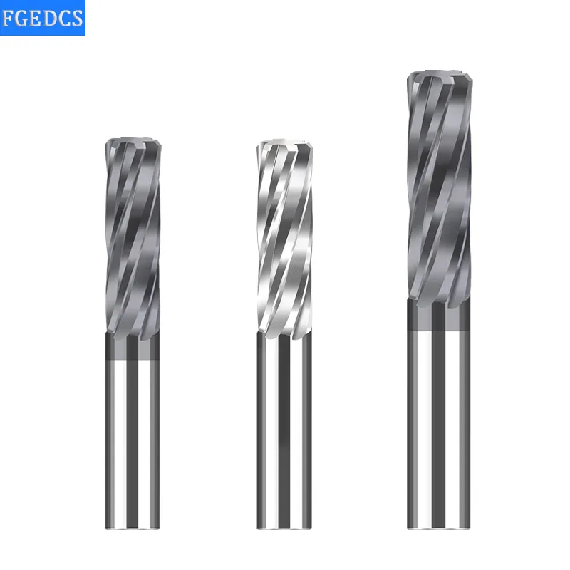 Carbide Machine Reamer Spiral 4.1 4.2 4.3 4.5 4.6 4.7 4.8 4.9 4.4 Metal Cutter 4 Flutes CNC Chucking Reamer Cutting Tools Coated