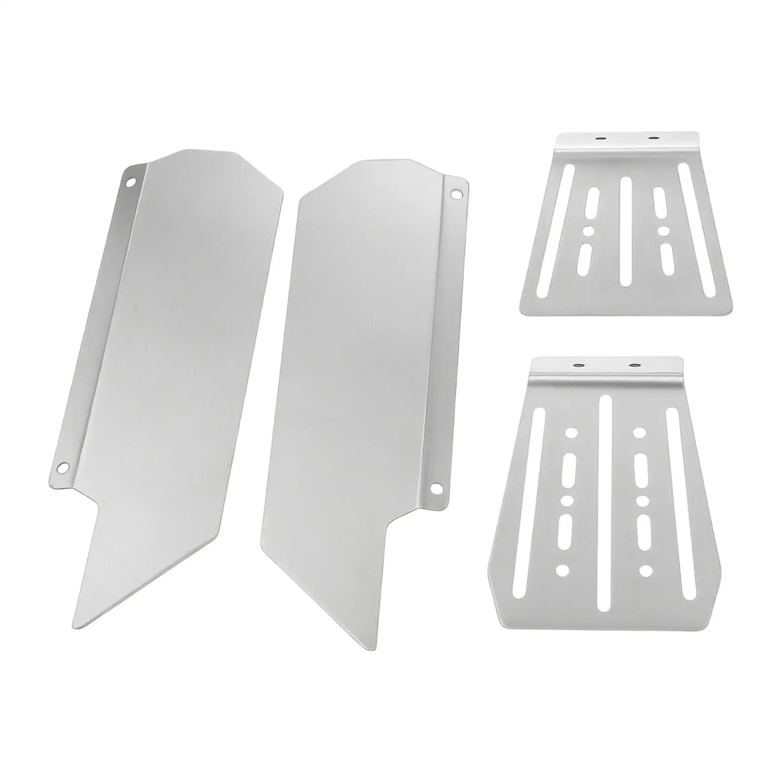 

RC Car Chassis Protection Guard Plate Sturdy High Performance Easy to Install Stainless Steel Chassis Armor RC Car Parts for M12
