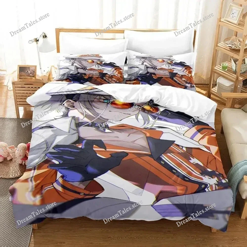 

3D Printing Mysta Rias Anime Bedding Set Duvet Cover Bed Set Quilt Cover Pillowcase Comforter King Queen Size Boys Adult Bedding