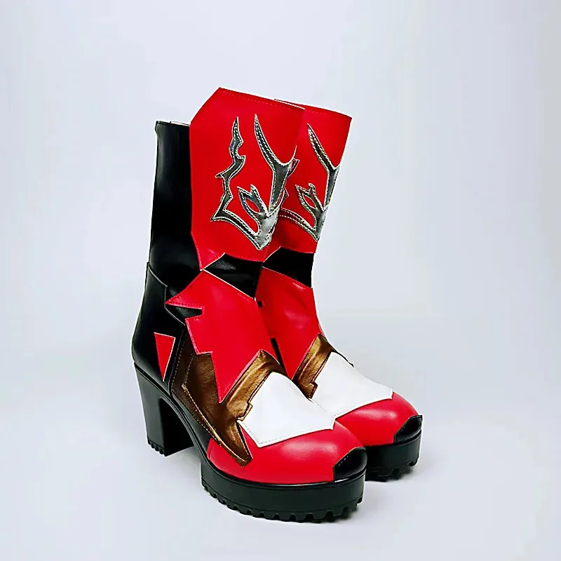 

Anime Hololive Vtuber Fulgur Ovid Cosplay Boots Shoes Halloween Accessories Custom Made Unisex6;d'3,h'7.b;