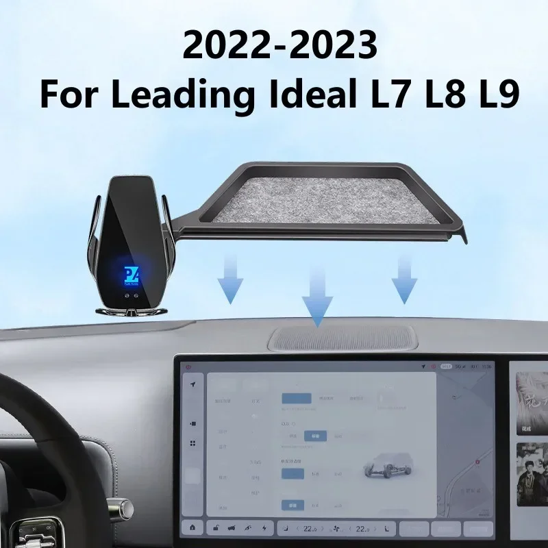 

2022 2023 For Leading Ideal L7 L8 L9 Car Screen Phone Holder Wireless Charger Navigation Modification Interior 15.7 Inch Size