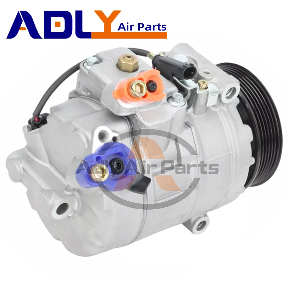 7SEU16C A/C ضاغط التيار المتردد لسيارات BMW E60 E65 E66 525i 525xi 528i 528xi 530i M5 6512410 64529174803 64529122620 4471706022 2021736 AM