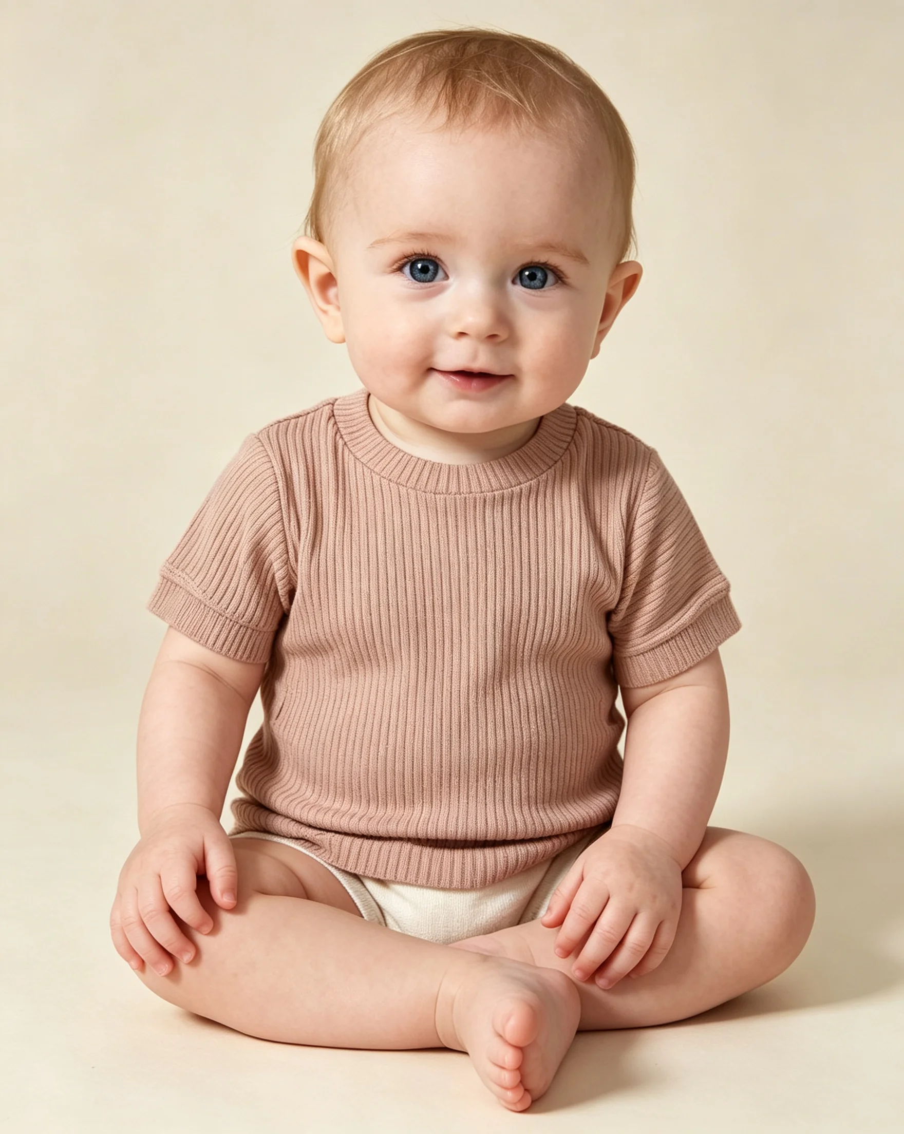 Summer Baby Boys Girls Solid T-shirts Tops
