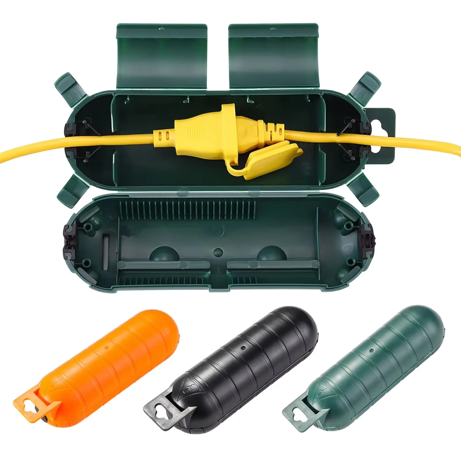 Waterproof Wire Junction Boxes Outdoor Electrical Connection case Electrical Extension Lead Cover Junction box for Patio Lawn