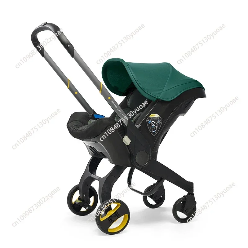 Multifunctional car seat, cart, basket three-in-one, folding umbrella car