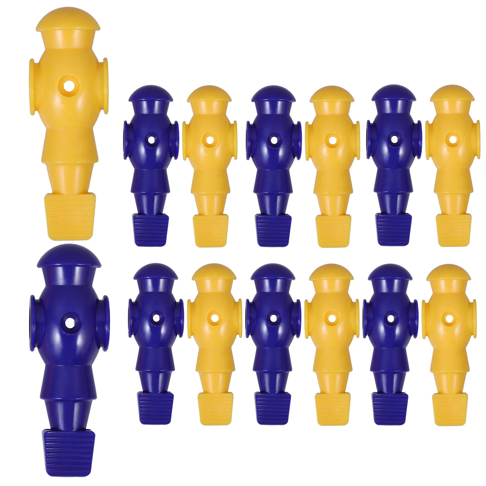 

26Pcs Table Football Men 107Mm Height Compatible Standard Tables Vibrant Colors Foosball Replacement Players Foosball Man Statue