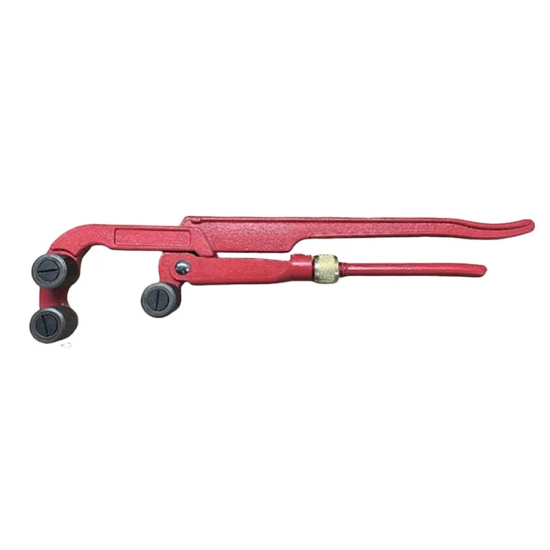 Precision Heavy Duty Manual Pipe Thread Tool Pipeline Processing Wrench Fix Damaged Thread Easily With Pressure Roller Sleeve