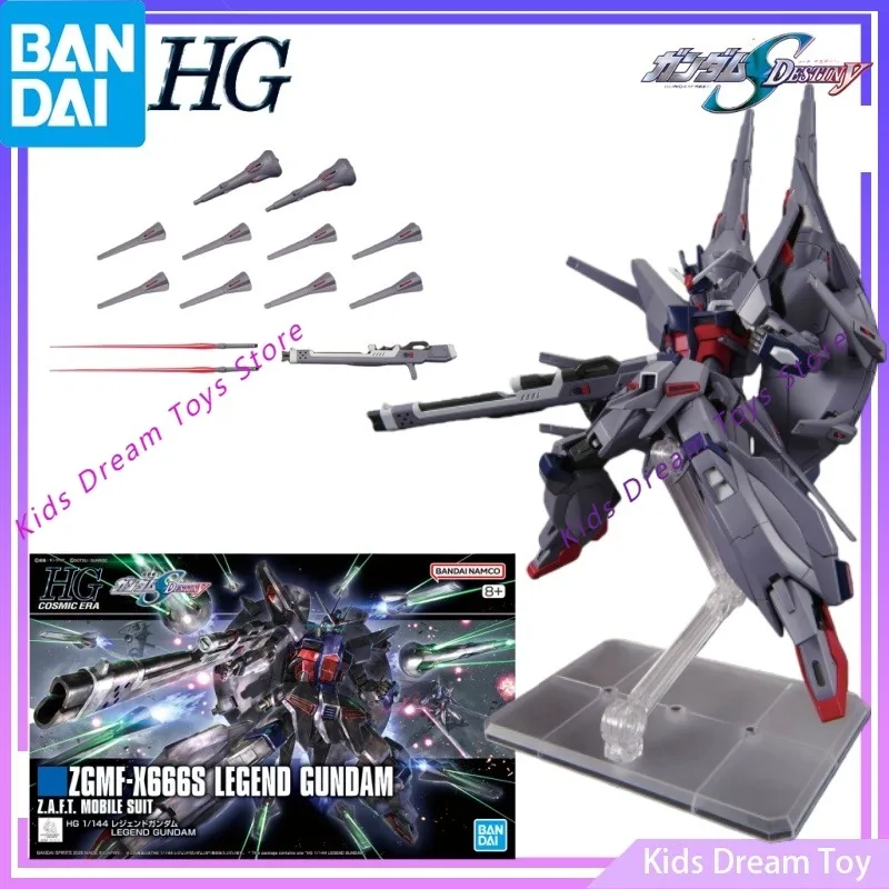 

Assembly Bandai in Stock Original HG 1/144 GUNDAM Anime Figures ZGMF-X666S LEGEND GUNDAM Action Figures Toys Collectible Model
