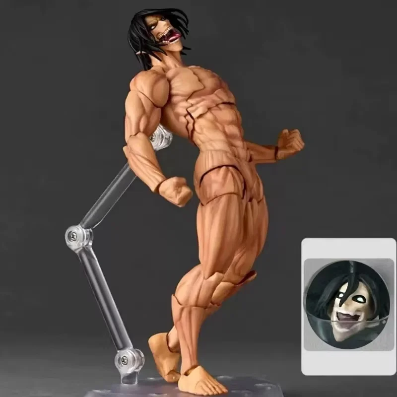 Ko Attack On Titan Eren Jaeger Actionfigur Kaiyodo Revoltech Amazing Yamaguchi Serie PVC-Figur Modell Sammlerstück Geschenk