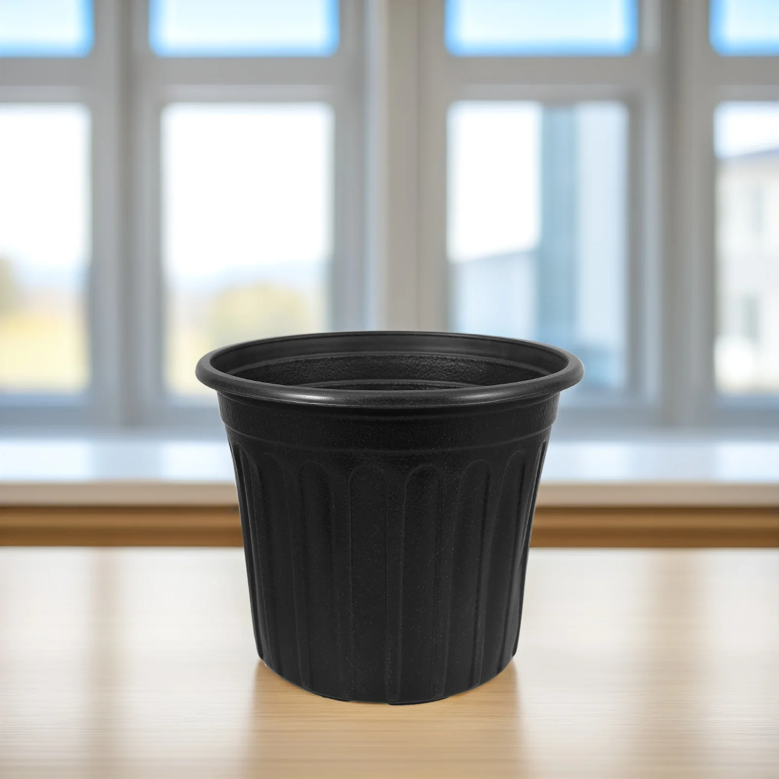 

6Pcs Black Plastic Nursery Pots Thickened Durable Plant Containers Round Starter Pots for Succulents Cuttings Transplanting