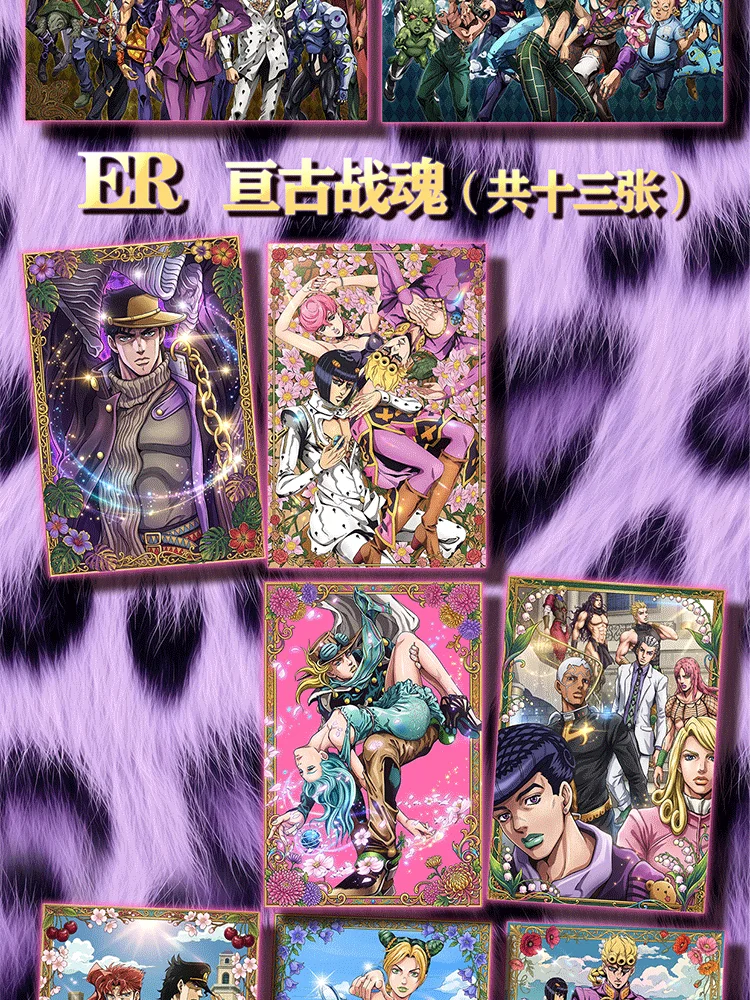 Wholesale JoJo's Bizarre Adventure Golden Wind Shikishi Board Gold Foil Collectible Art Color Paper Giorno Bucciarati Anime