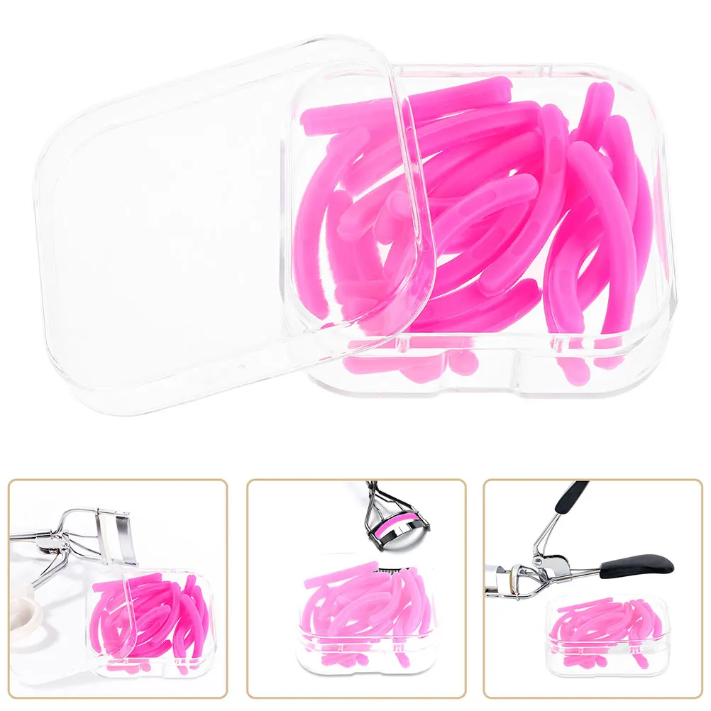 

48pcs Eyelash Curler Silicone Refill Pads High Elasticity Replacement Lashes Curling Makeup Parties